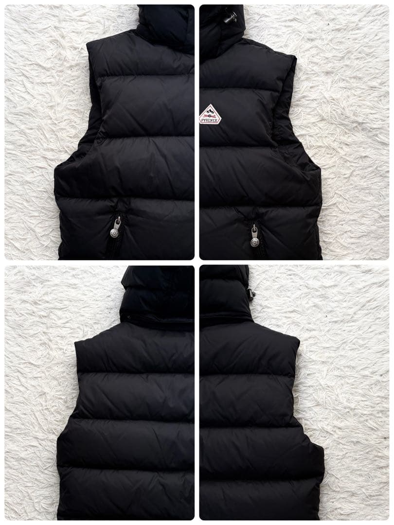 【未使用級 近年モデル】 PYRENEX SPOUTNIC VEST ブラック