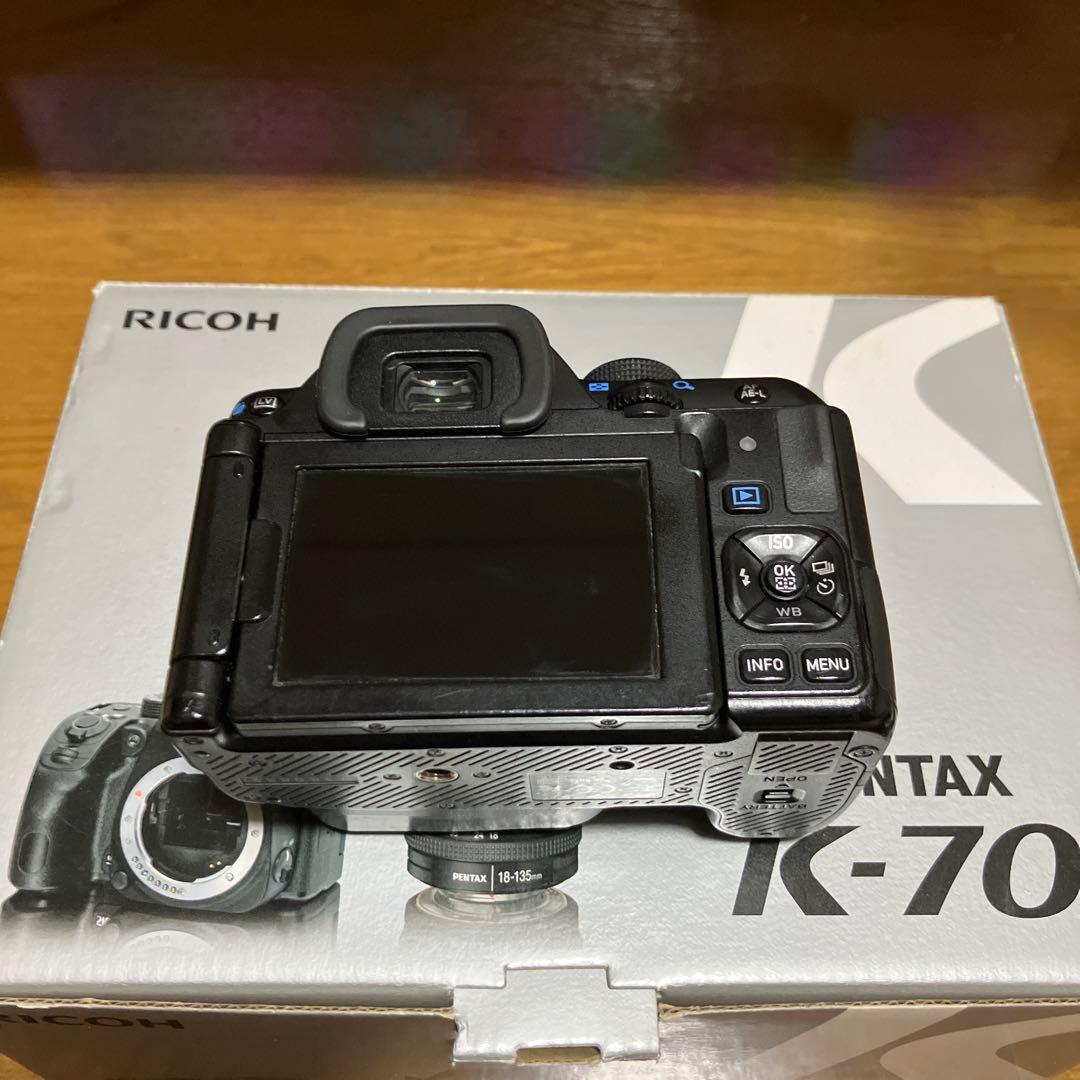 （ジャンク品）PENTAX K-70 デジタル一眼レフカメラ　望遠レンズ　セット