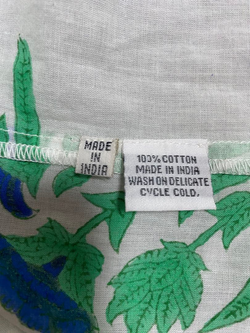 エスゼット プリントブロック　ワンピース　ミディアム丈　チュニック　S