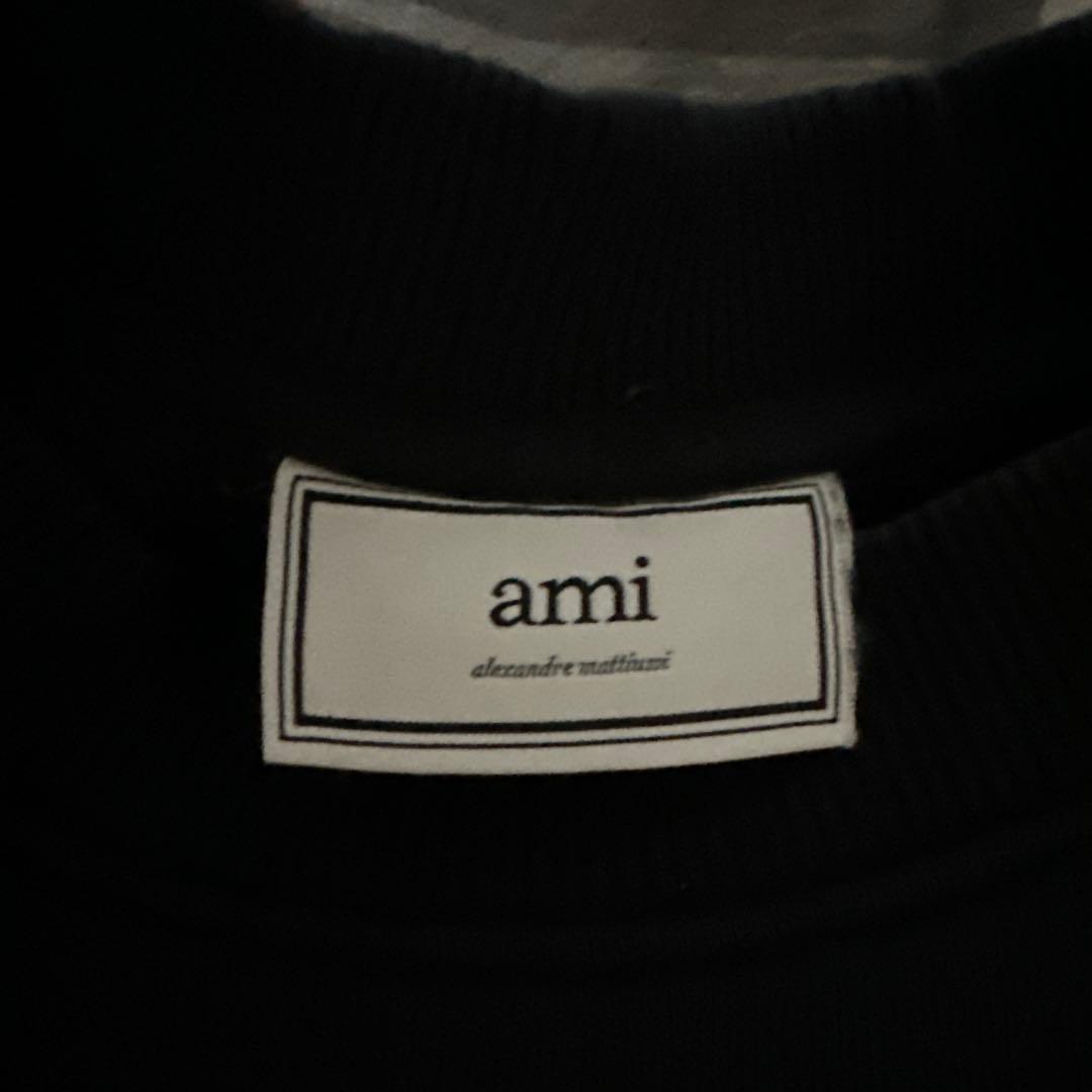 ami parisブラック スウェット トレーナー