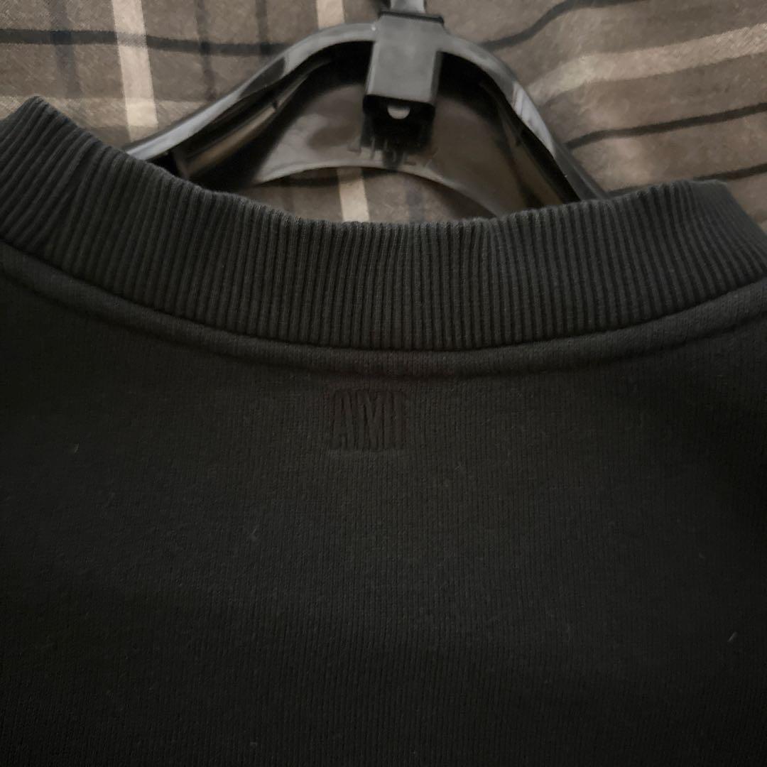 ami parisブラック スウェット トレーナー