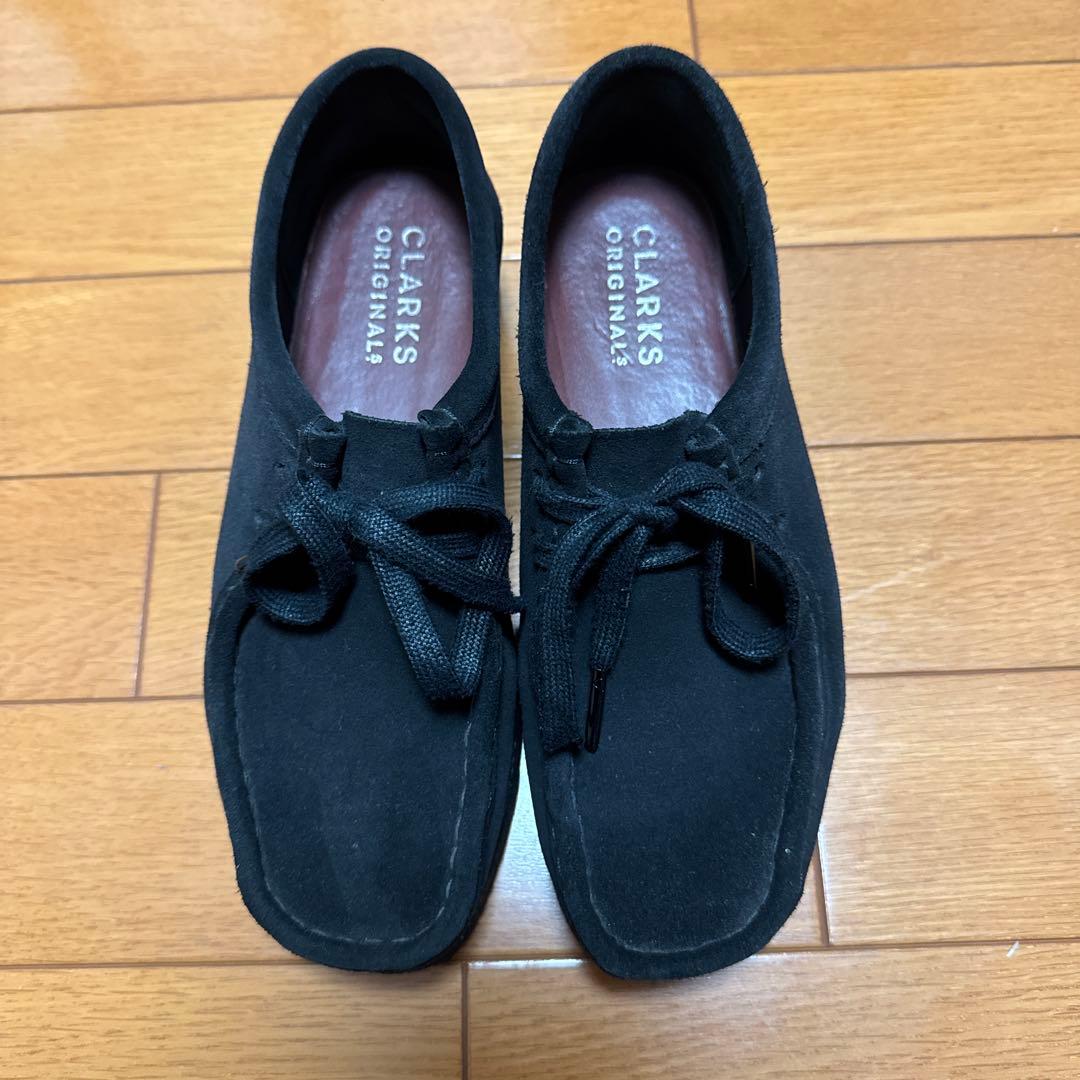 CLARKS ORIGINALS ワラビー ブラック 24cm