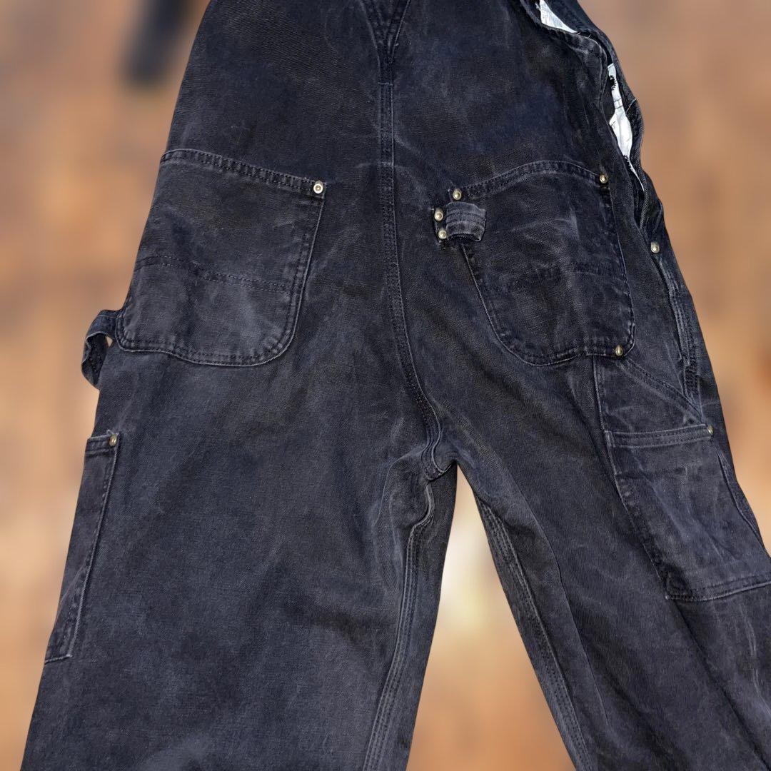 カーハート　ブラック　オーバーオール　人気色