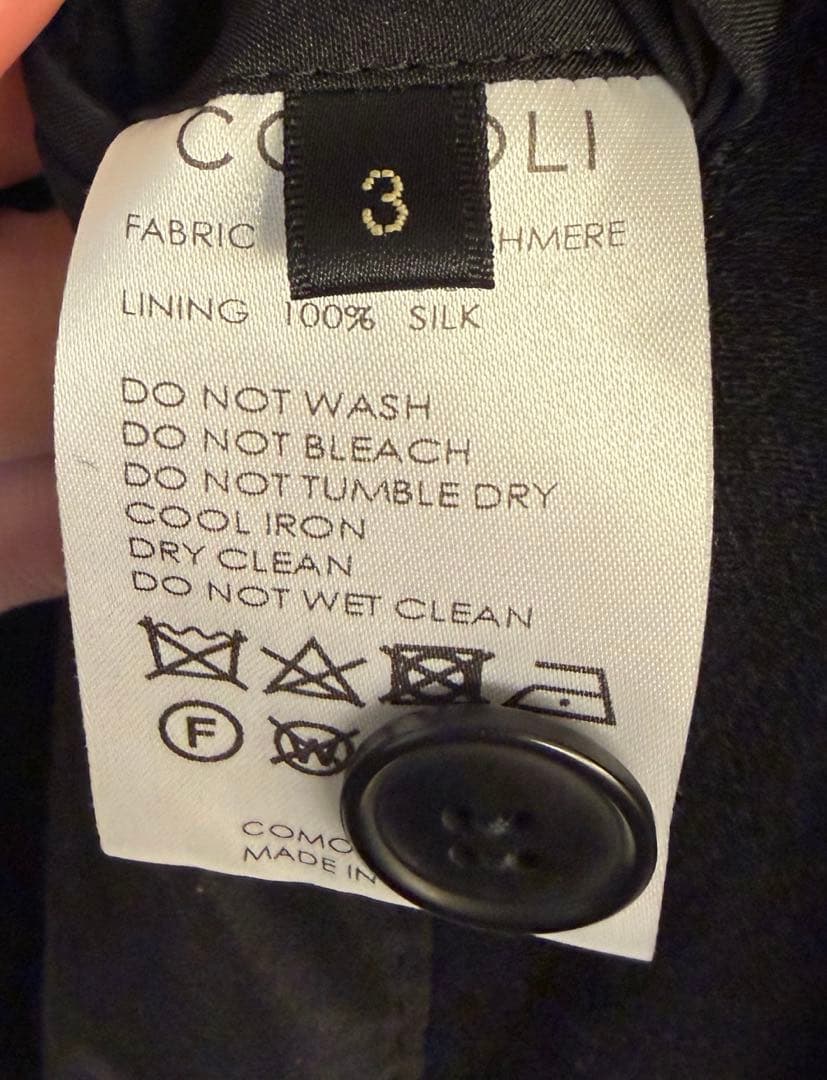 comoli 24aw カシミヤシルクストライプジャケット パンツ　セットアップ