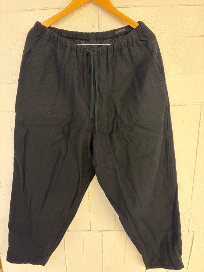 comoli 24aw カシミヤシルクストライプジャケット パンツ　セットアップ