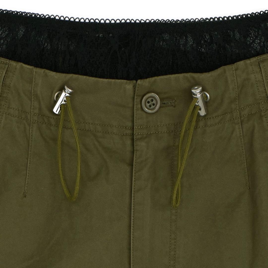 【未使用】アメリ MILITARY SLIT LACE CARGO PANTS
