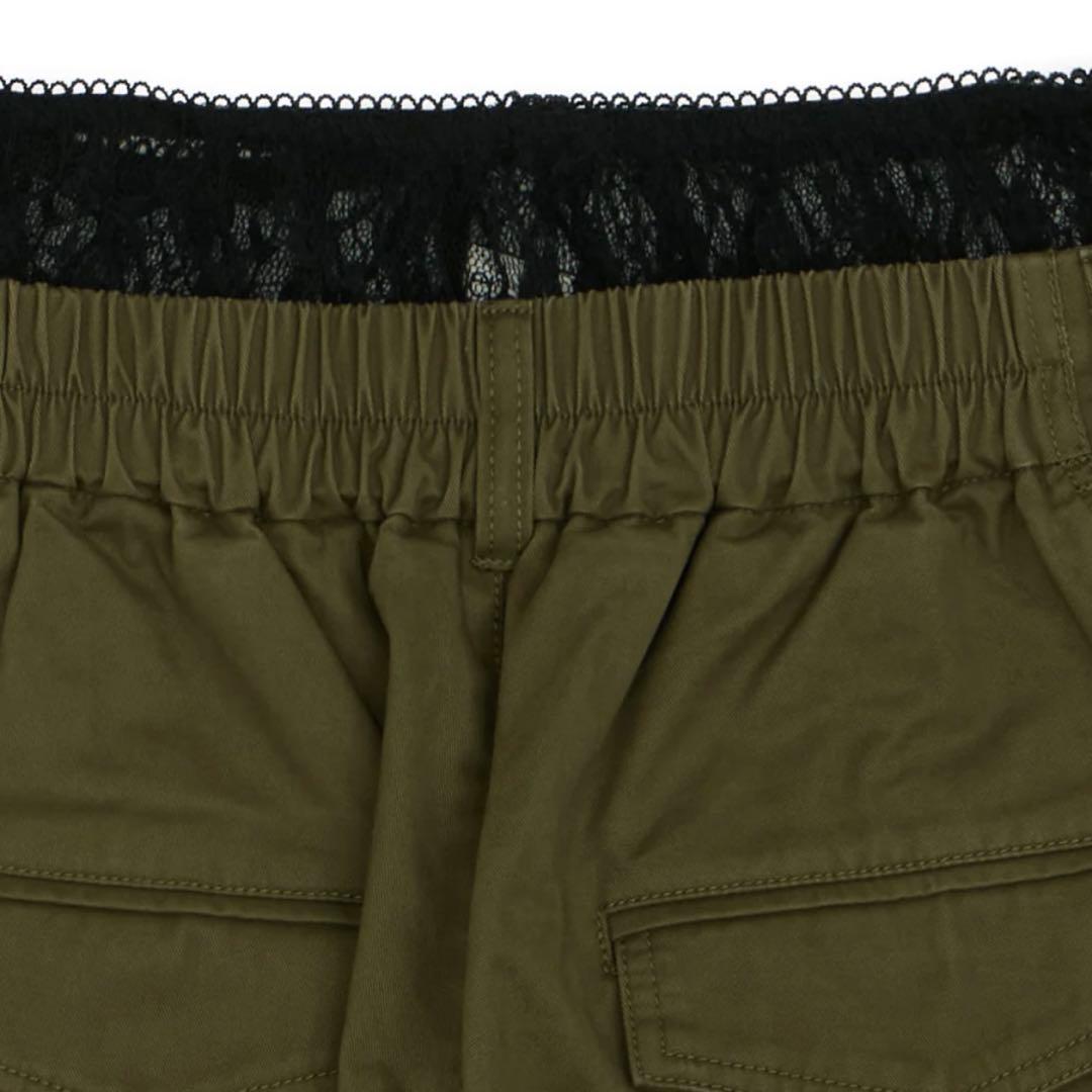 【未使用】アメリ MILITARY SLIT LACE CARGO PANTS