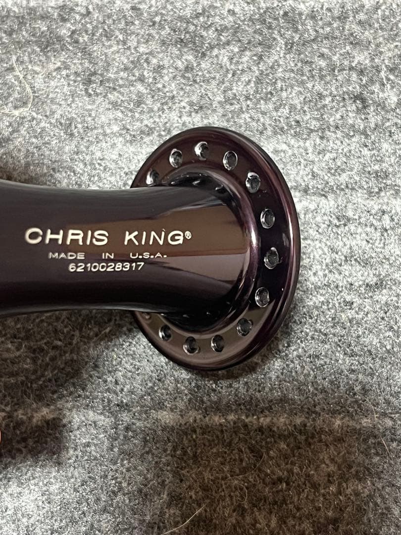 F*n様 CHRIS KING R45クリスキングフロントハブ黒black bl