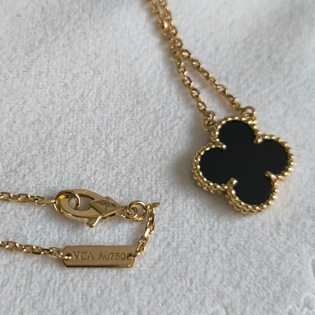 sa★美品★ヴァンクリーフ＆アーペル ヴィンテージアルハンブラ ネックレス