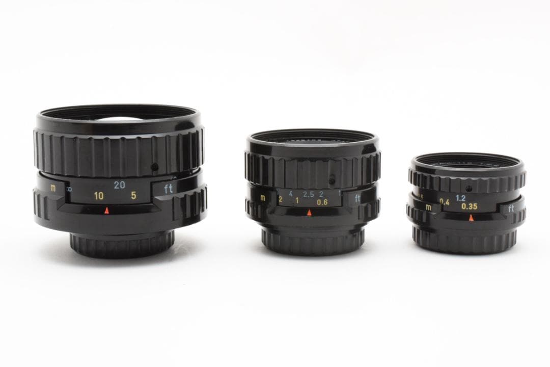 美品 ペンタックス PENTAX AUTO110　18/24/50mm レンズS