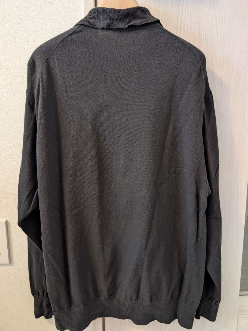 COMOLI コットン ニットポロ 24ss