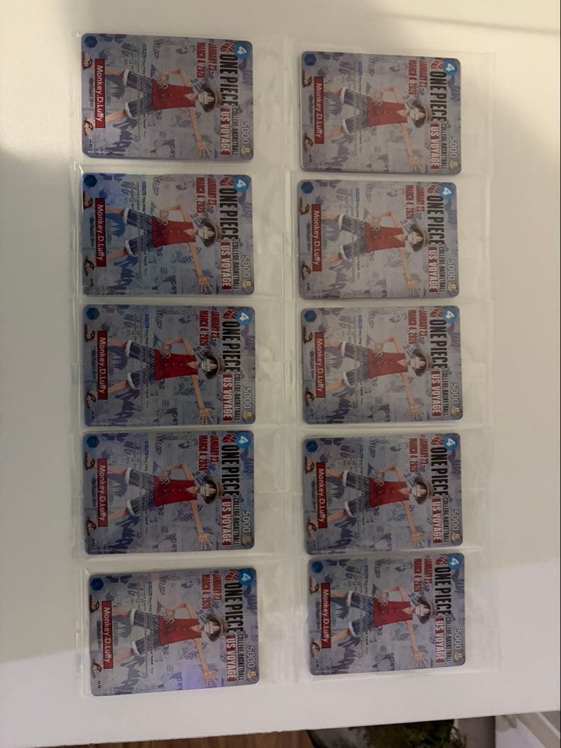 【未開封】ワンピースカード ルフィ バスケ カレッジ　プロモーションカード