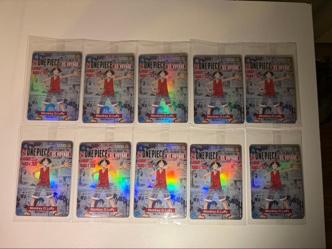 【未開封】ワンピースカード ルフィ バスケ カレッジ　プロモーションカード