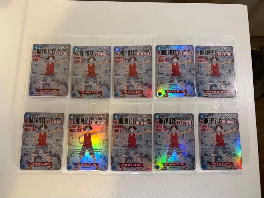 【未開封】ワンピースカード ルフィ バスケ カレッジ　プロモーションカード