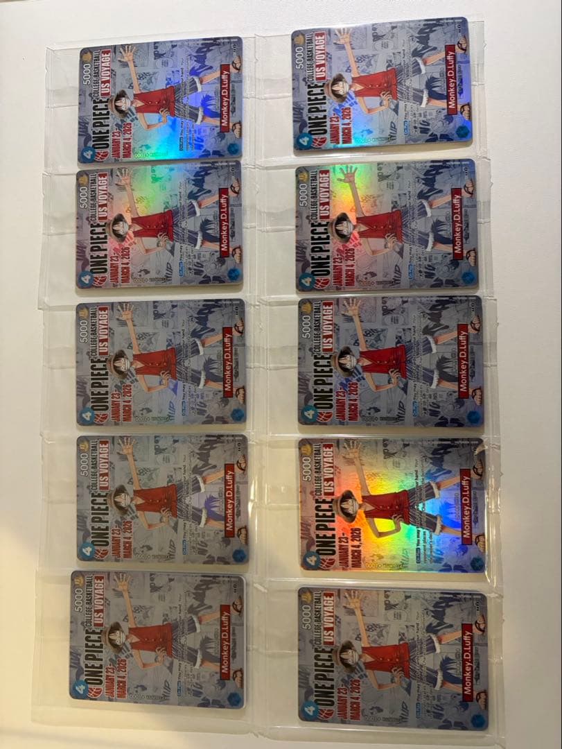 【未開封】ワンピースカード ルフィ バスケ カレッジ　プロモーションカード