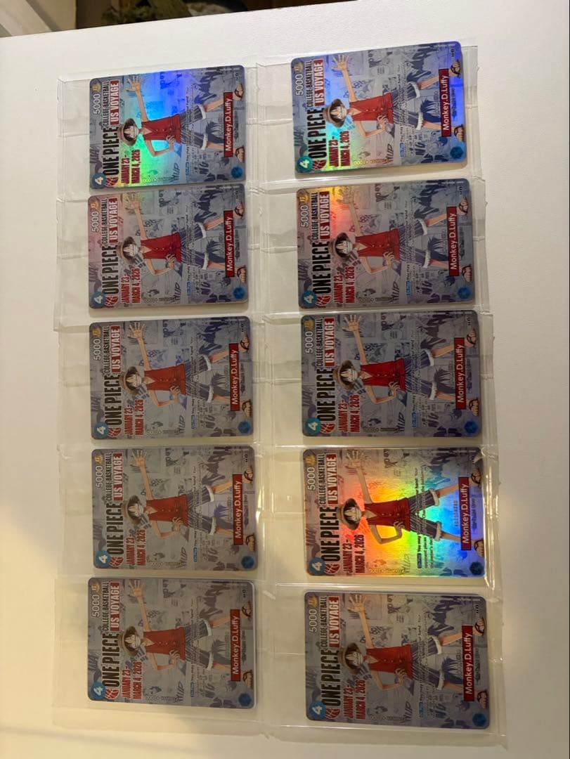 【未開封】ワンピースカード ルフィ バスケ カレッジ　プロモーションカード