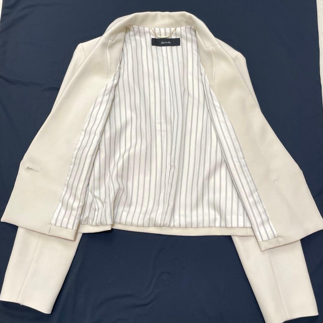 2024年 アルアバイル ギャバショートジャケット ベスト 2点 レイヤード