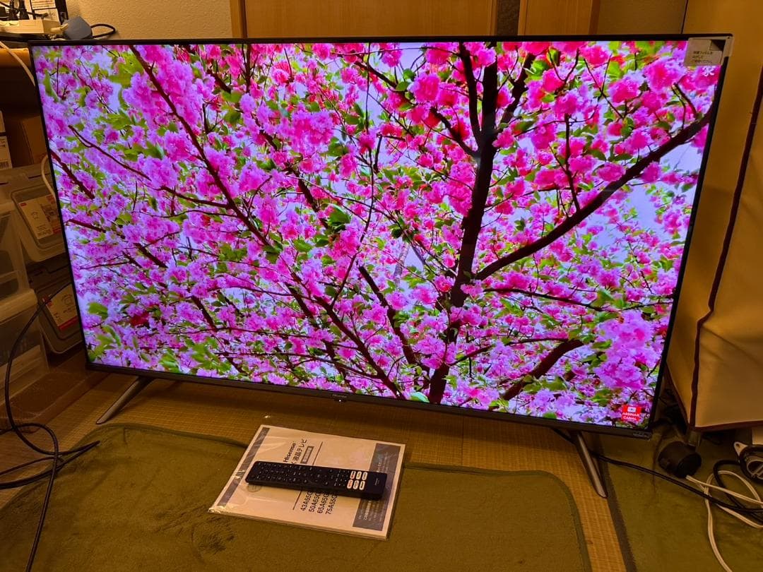 超極美品！ハイセンス hisense 50型　4K　スマートテレビ 50A65G