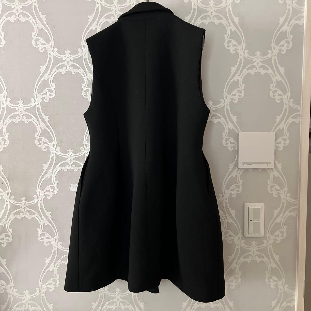 Myu ペプラムロングジレ　STORYコラボ　ブラック