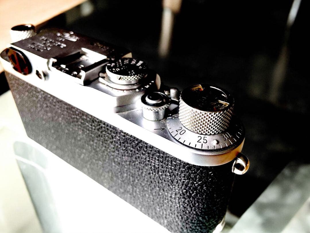 【OH済】Leica IIIf バルナックライカ セルフ付＋純正革ケース付