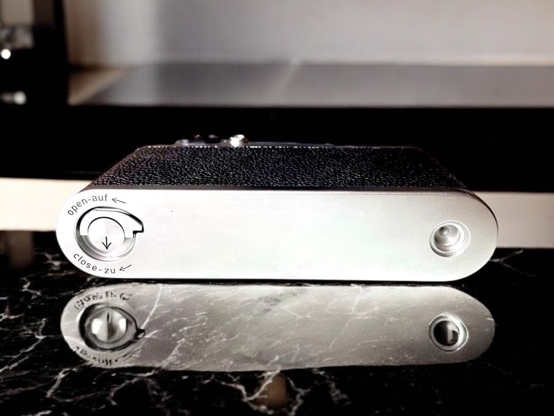 【OH済】Leica IIIf バルナックライカ セルフ付＋純正革ケース付