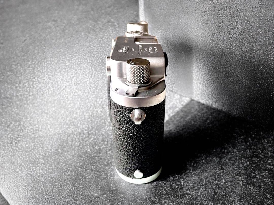 【OH済】Leica IIIf バルナックライカ セルフ付＋純正革ケース付