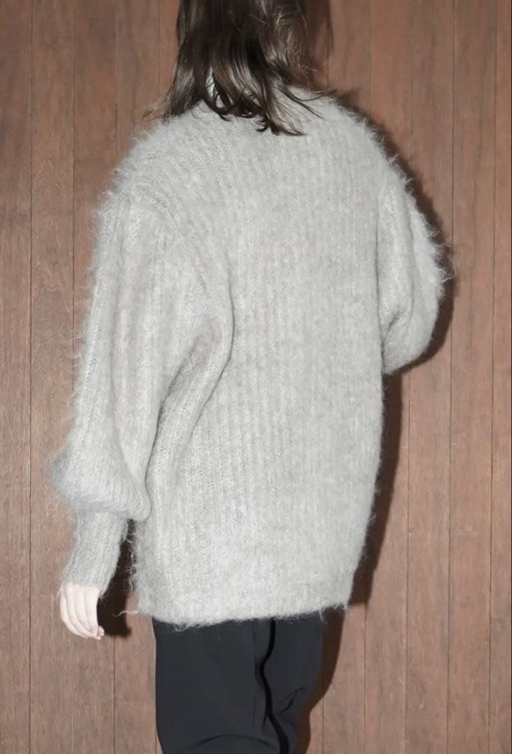 【新品未使用】CLANE クラネ　モヘアシャギーカーディガン