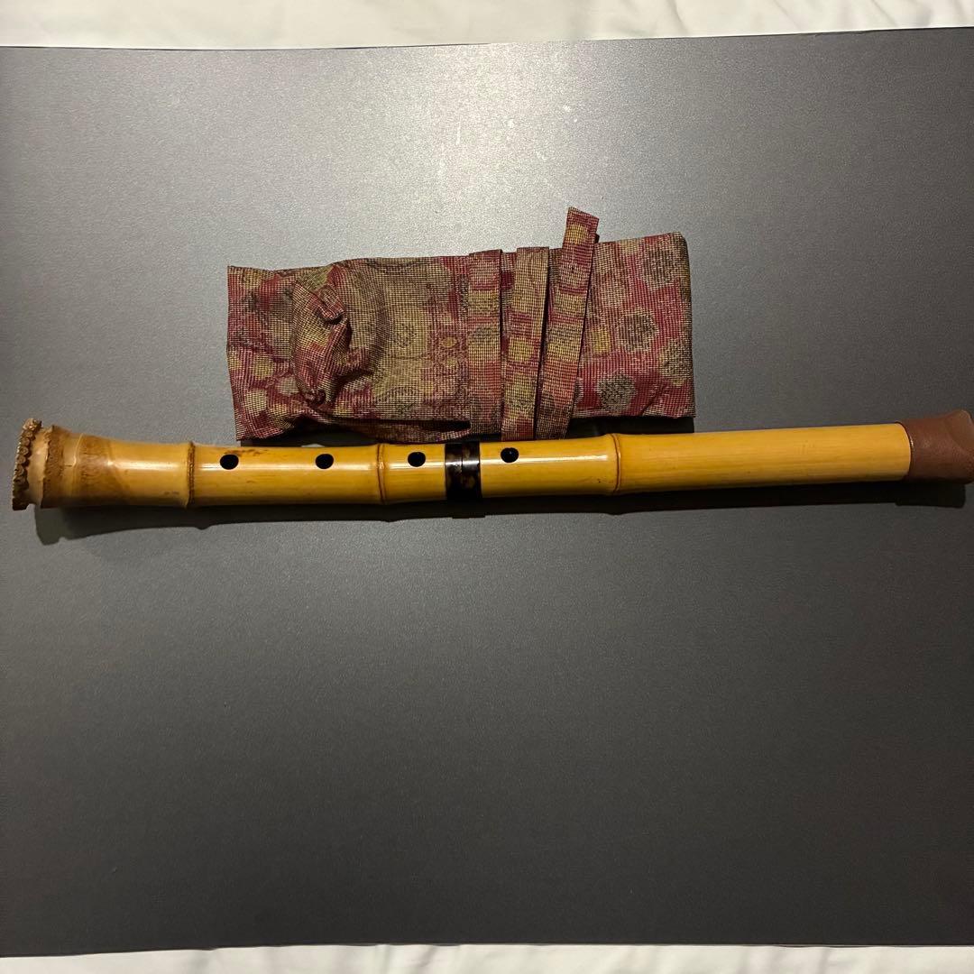 都山流1尺８寸在銘(一真)尺八