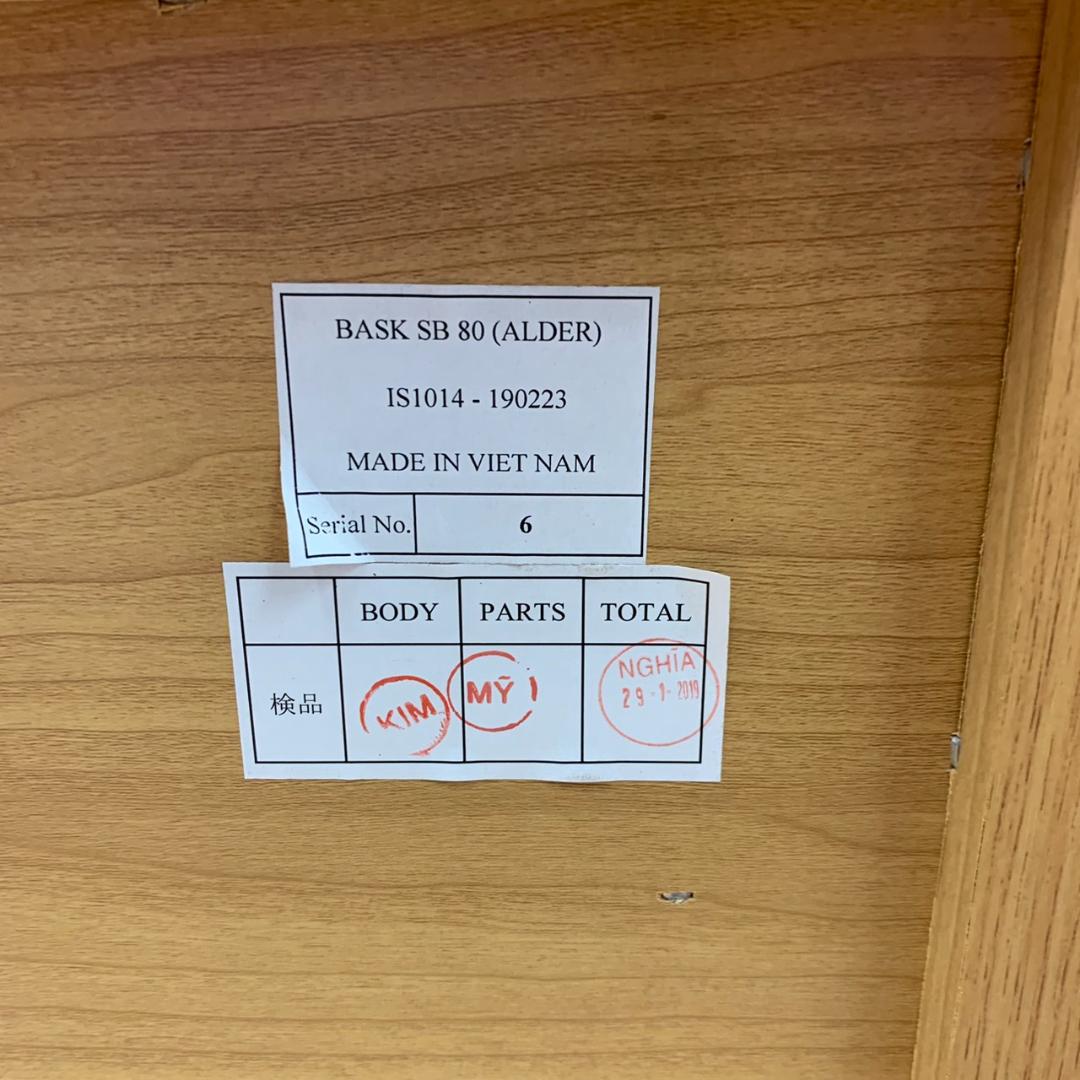 ★★ISSEIKI　サイドボード 　キャビネット　北欧家具　BASK SB 80