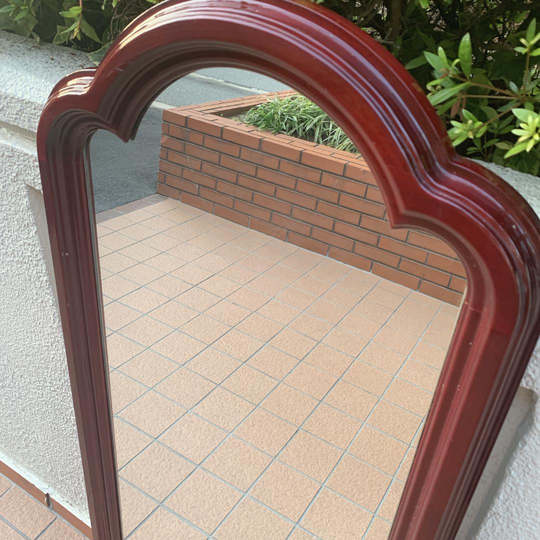 全国送料無料　アンティーク　輸入家具　海外製　木製　姿見鏡　ウォールミラー