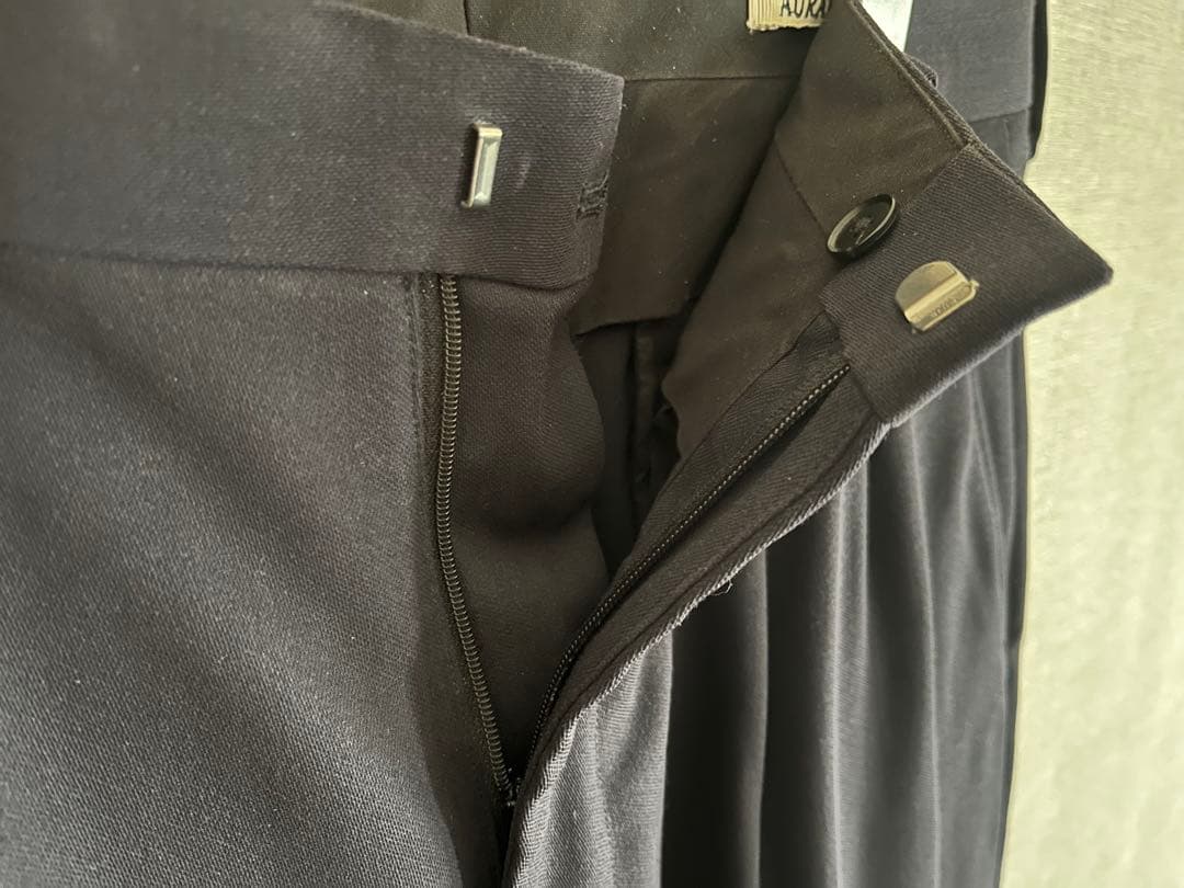 パンツ AURALEE 24SS HARDTWIST WOOL DOBBY SLACKS