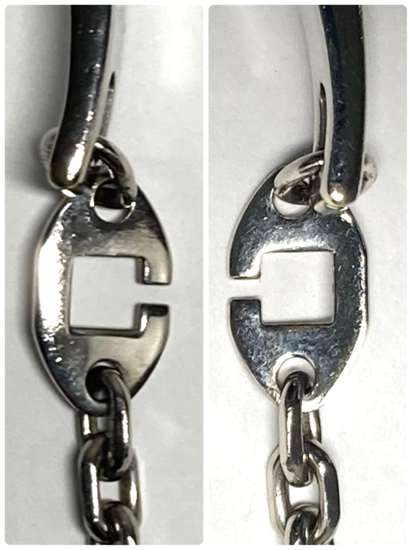 良品　HERMES エルメス　フィルー　シルバー金具　グローブホルダー　チャーム