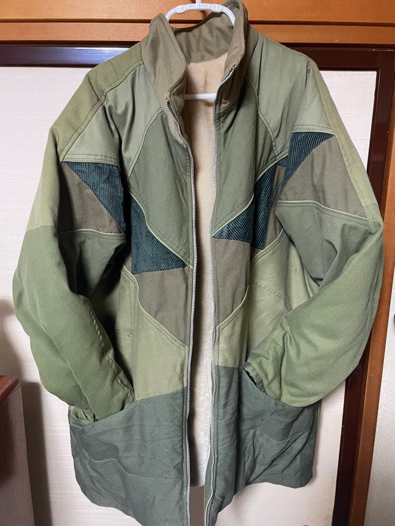 ナスングワム　リバーシブル　ミリタリージャケット