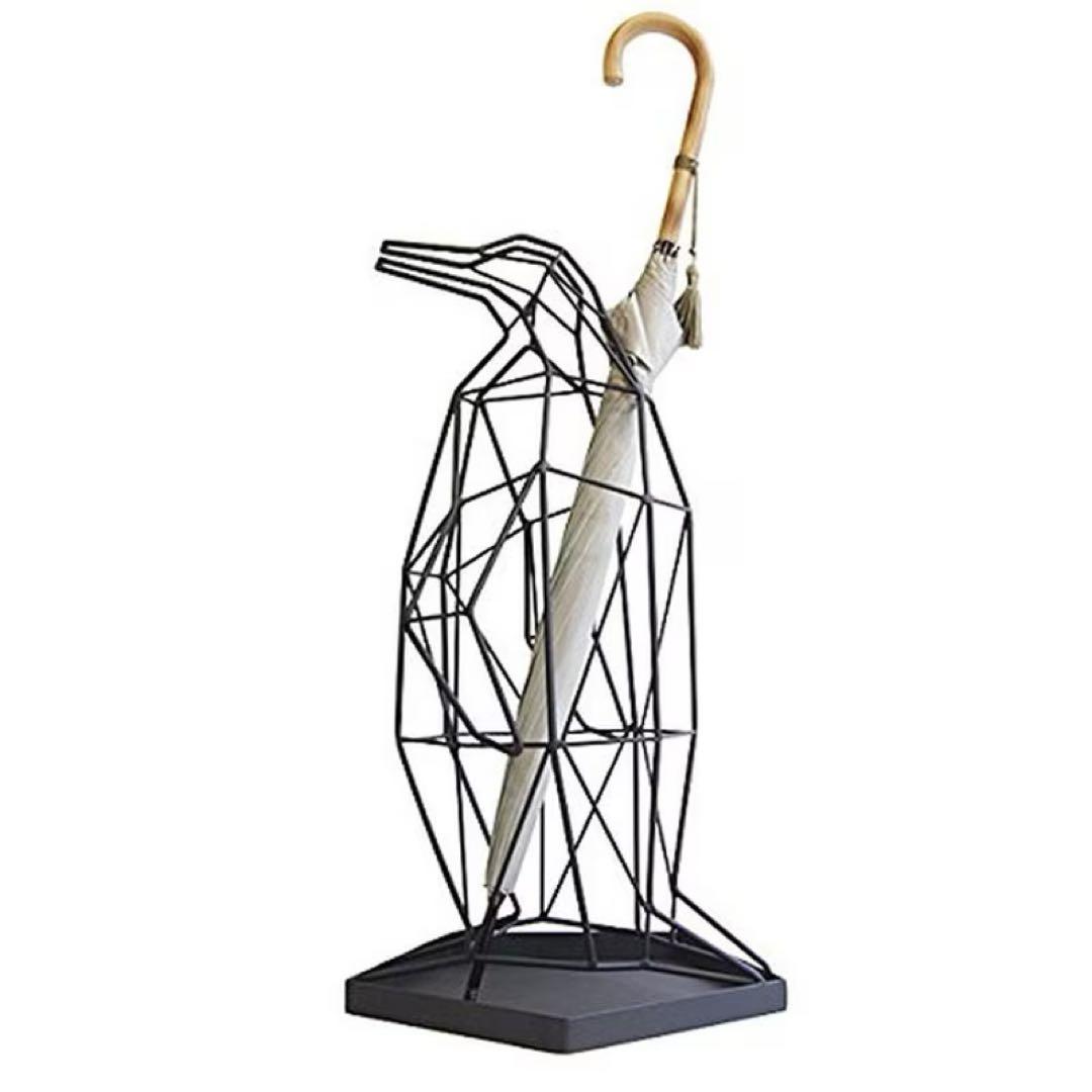 act work's 傘立て シャドーワイヤー アンブレラスタンド ペンギン