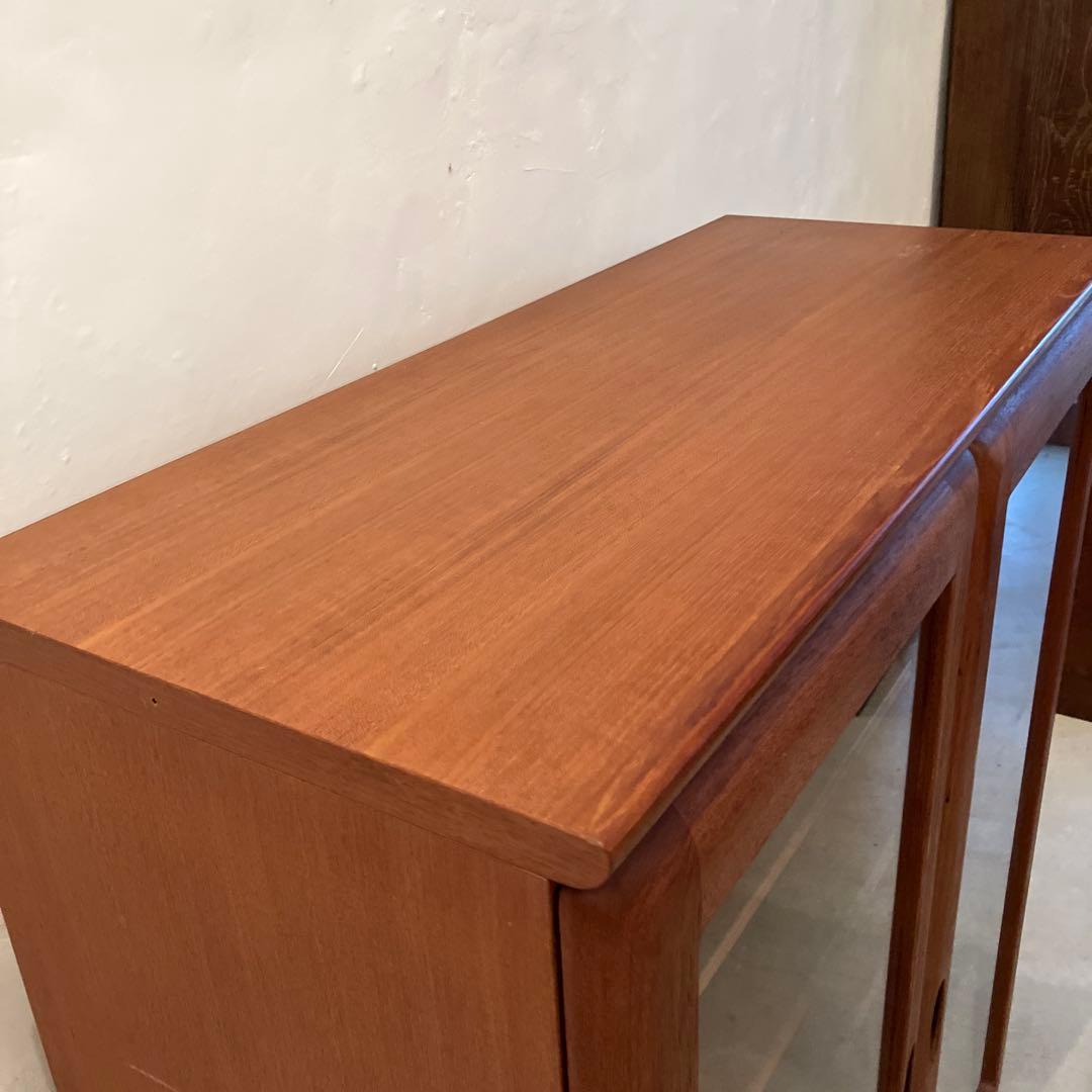 希少 ジャパンヴィンテージ 日田工芸 キャビネット 飾り棚 本棚 食器棚 チーク