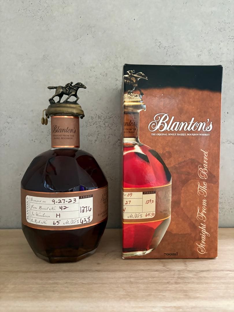 Blanton's バレル番号42 2023年9月27日リリース　新品未開封