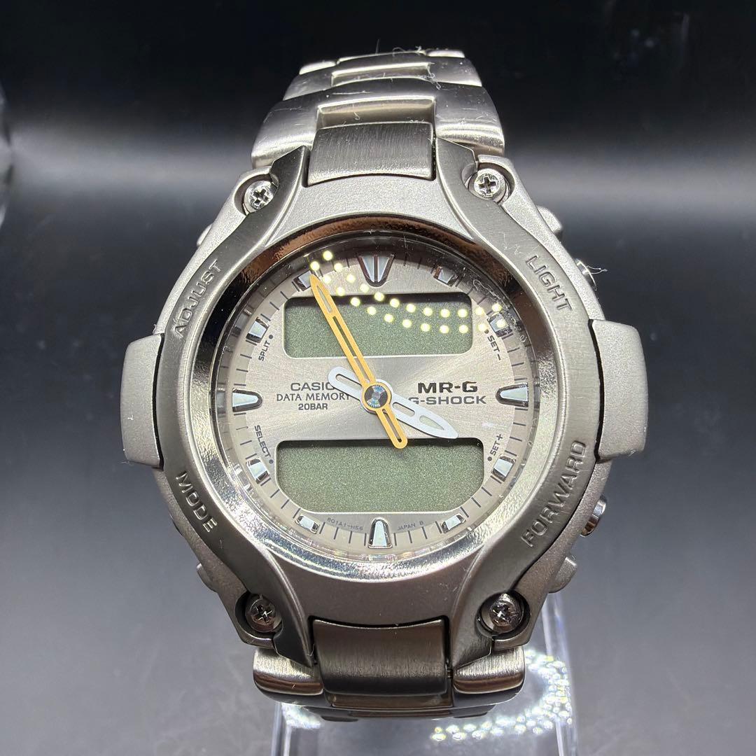 美品✨G-SHOCK MRG-130T 初代アナログ フルチタン 稼働品 電池切