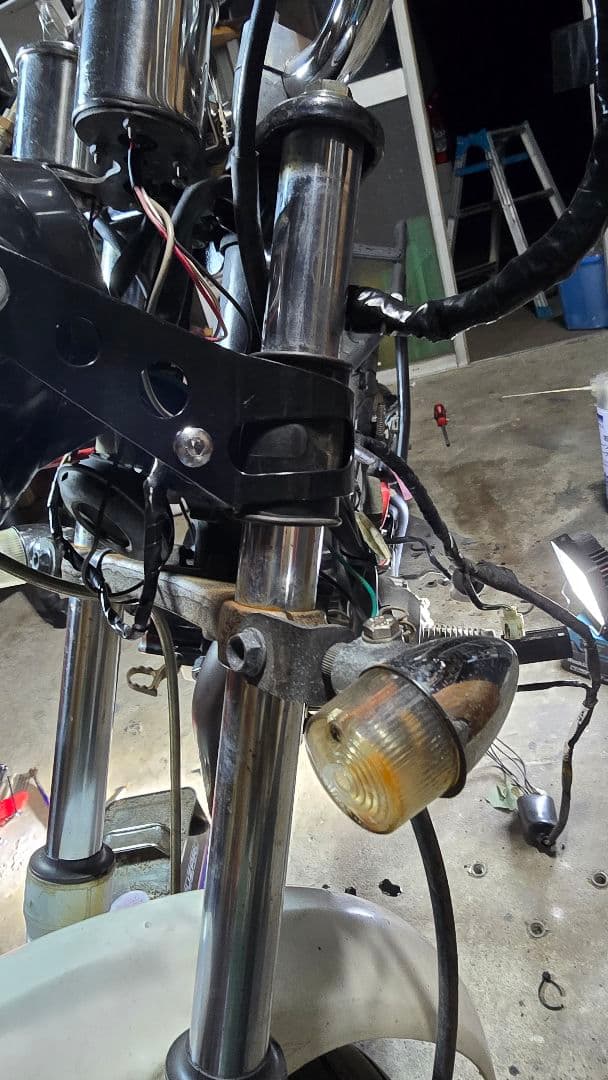 エイプ50フロントフォーク 12インチホイール