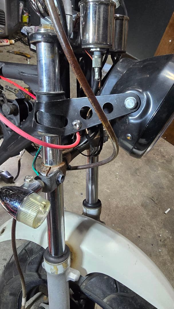 エイプ50フロントフォーク 12インチホイール