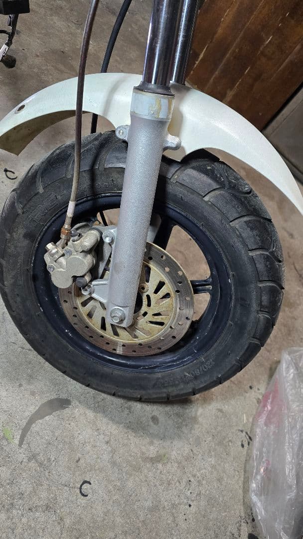 エイプ50フロントフォーク 12インチホイール