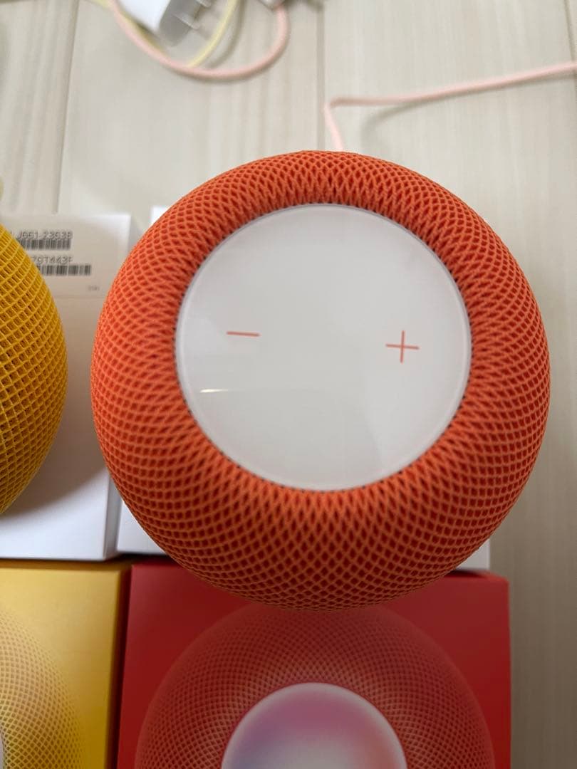 Apple Pod mini イエロー オレンジ 2台セット