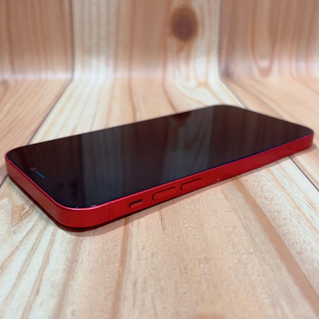 SIMフリー 本体 iPhone 12 256 GB レッド 517 電池新品