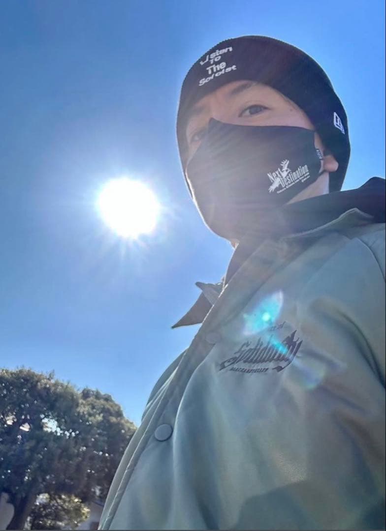 私物　キムタク　The Soloist × NEW ERA ビーニー　ブラック