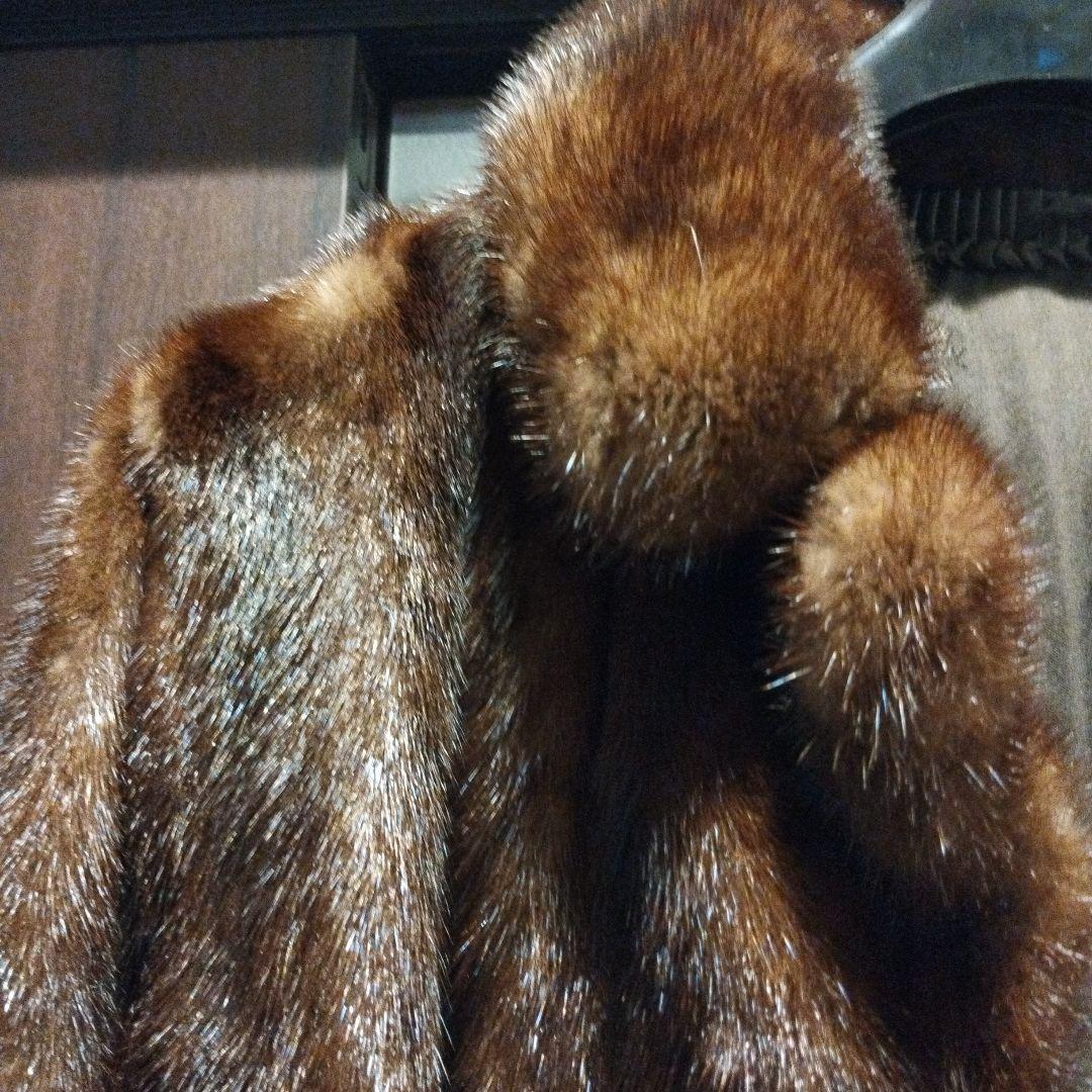 サガミンク　ロングコート　銀サガ　銀タグ