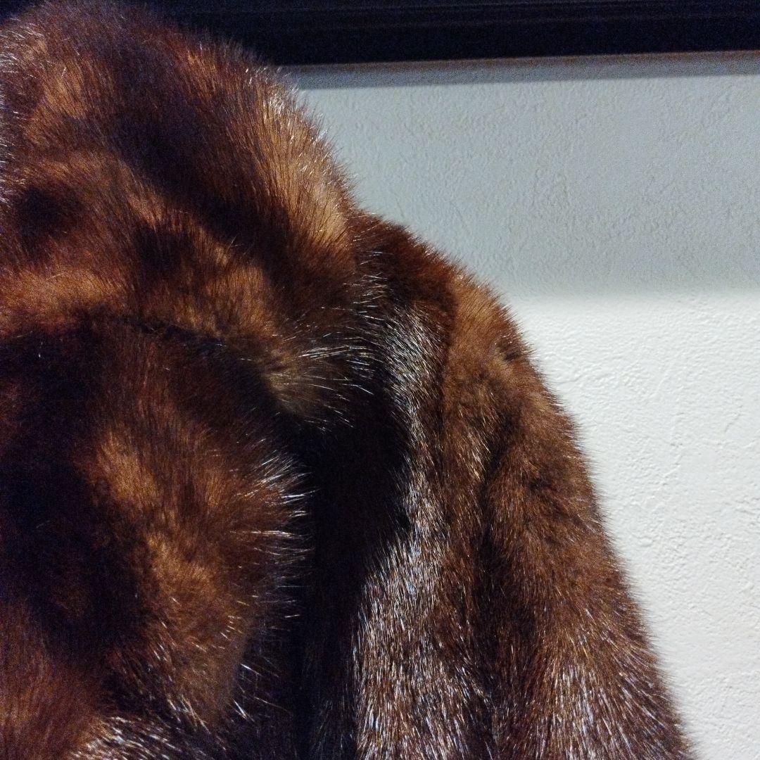 サガミンク　ロングコート　銀サガ　銀タグ