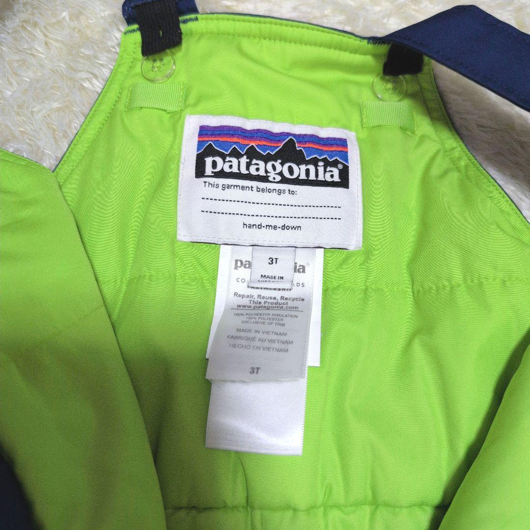 patagonia 子ども用スキー・スノボーウェア 上下セット 3T　ネイビー