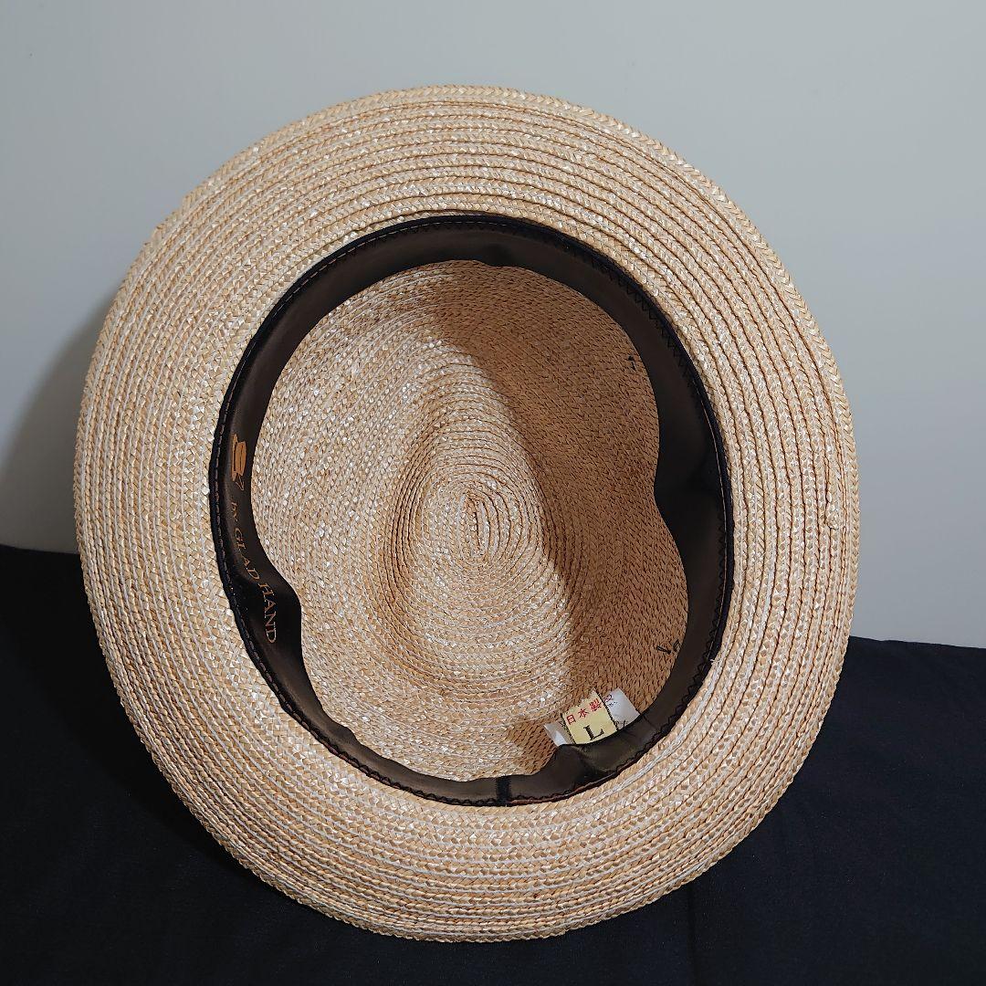 ★新品同様★グラッドハンド　パナマハット　日本製　天然草　size Ｌ