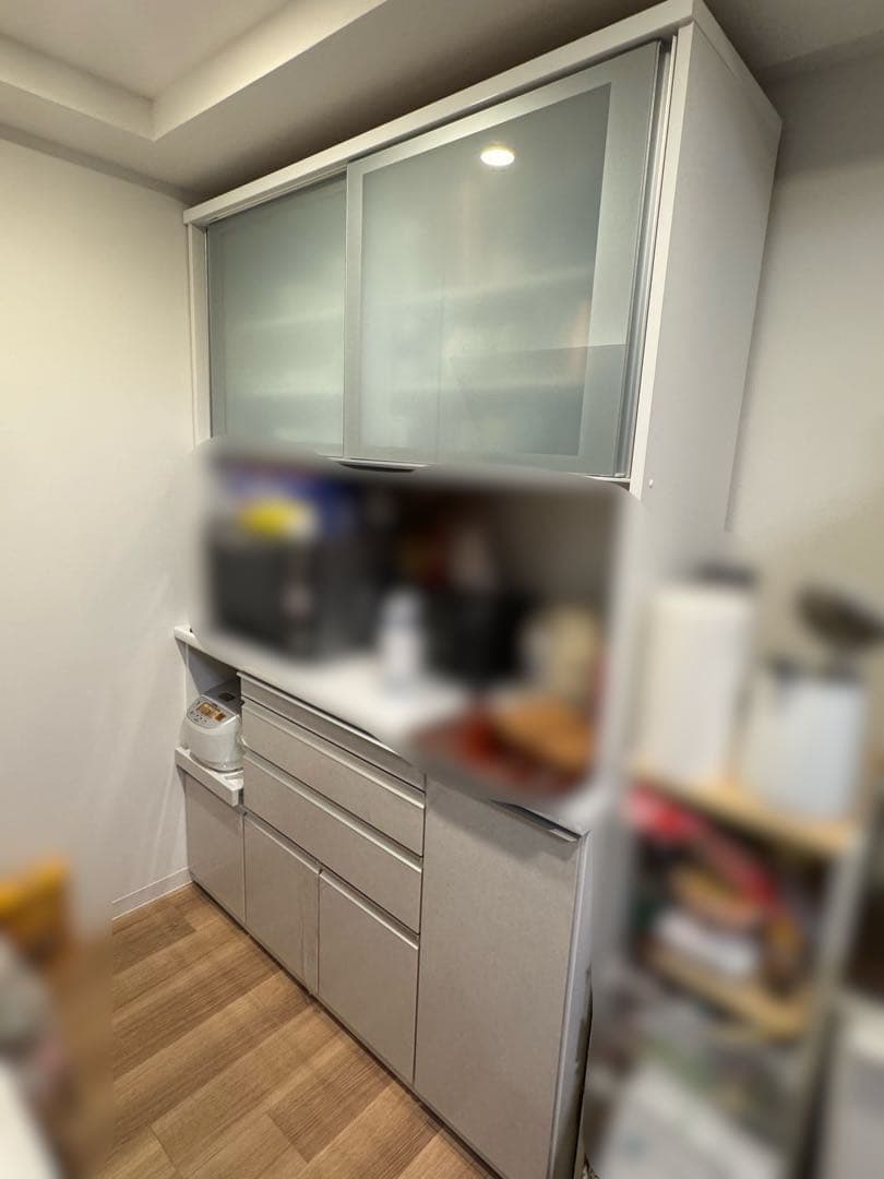 【KUNDAN LAL DAS様優先】超美品 食器棚 キッチンカウンター ボード