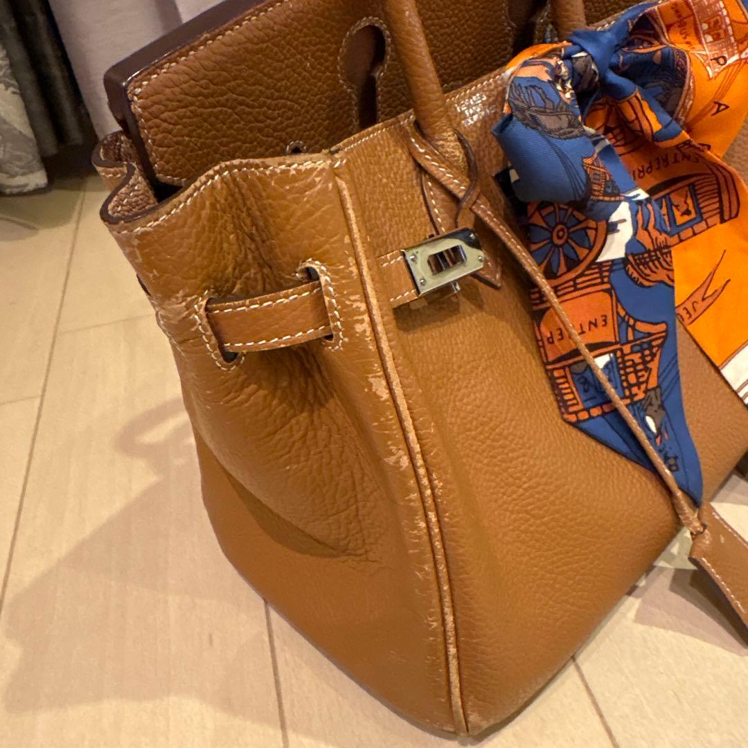 25センチ素敵なバッグ中古⭐︎パロディ⭐︎バーキンみたいな可愛いバッグ