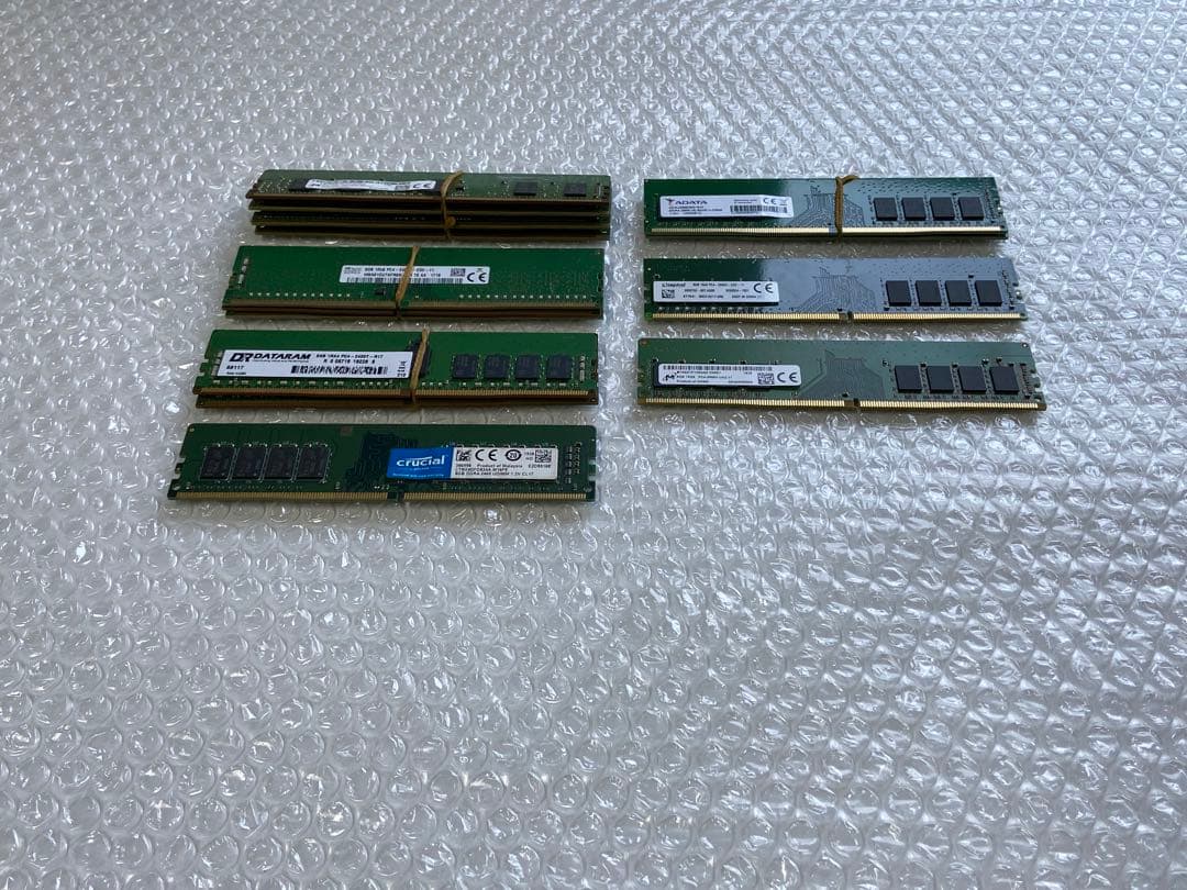 メモリー DDR4 8GB 2400/2666 7種 計14枚 ジャンク